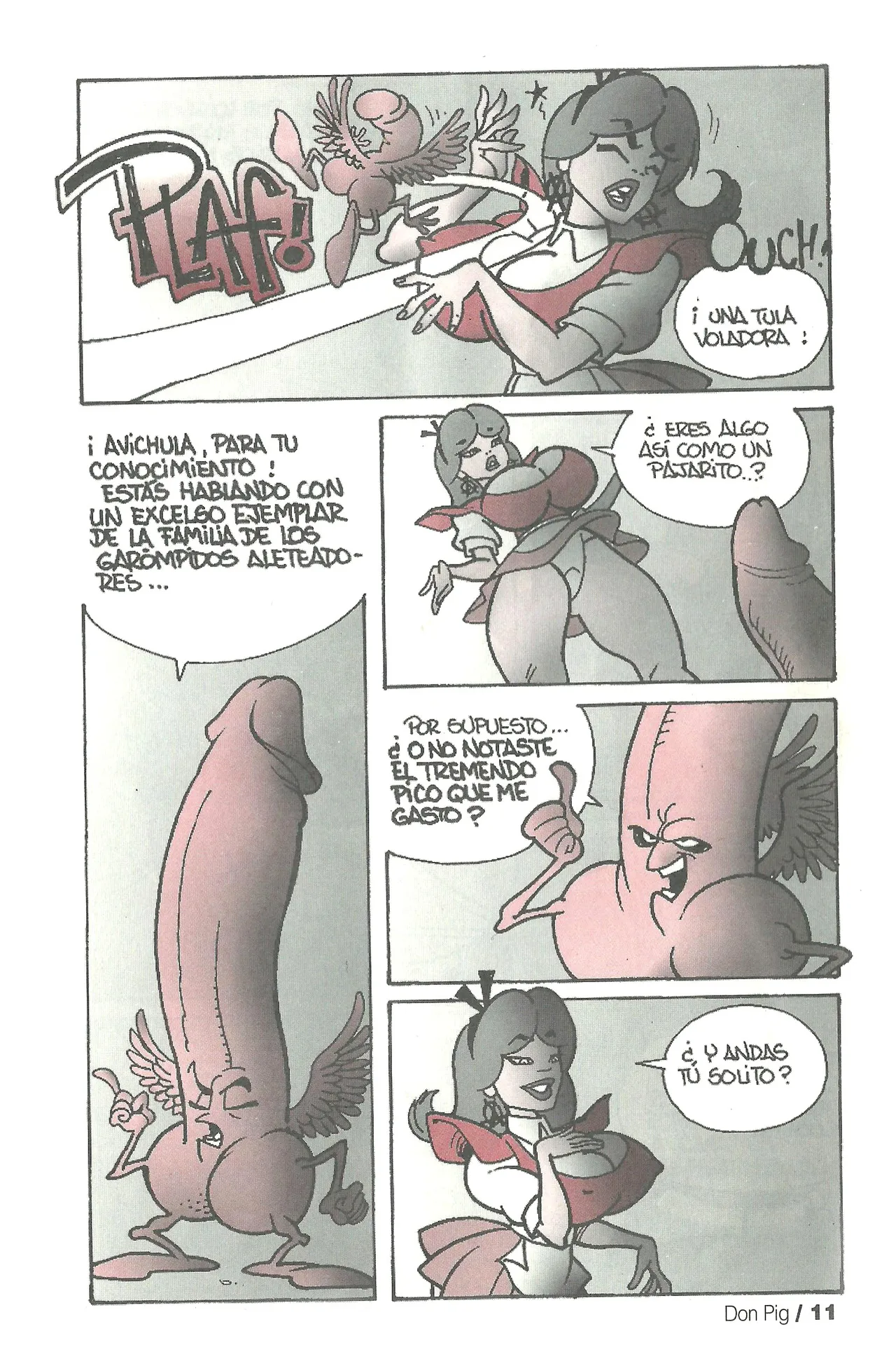 DON PIG COMIX  - 21 suplemento de la Revista 100% page 11 full