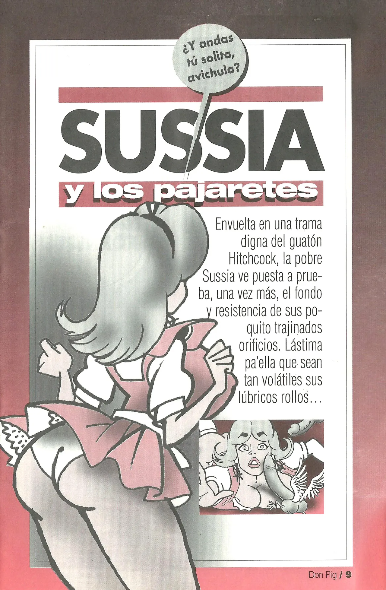 DON PIG COMIX  - 21 suplemento de la Revista 100% page 9 full