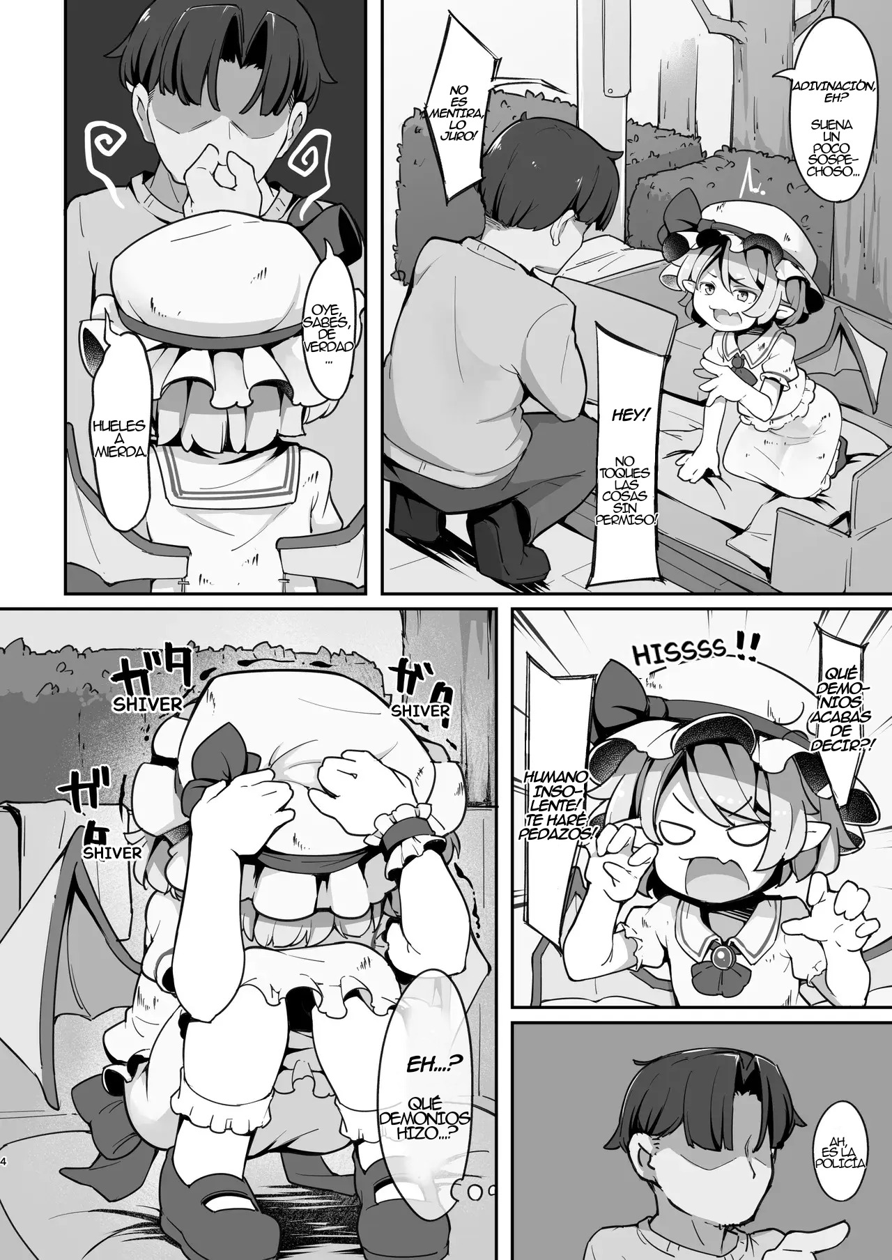 Sondai na Houmuresu Kyuuketsuki wa Shitsukeraretai｜La Vampira Legal y Arrogante Quiere ser Disciplinada page 3 full