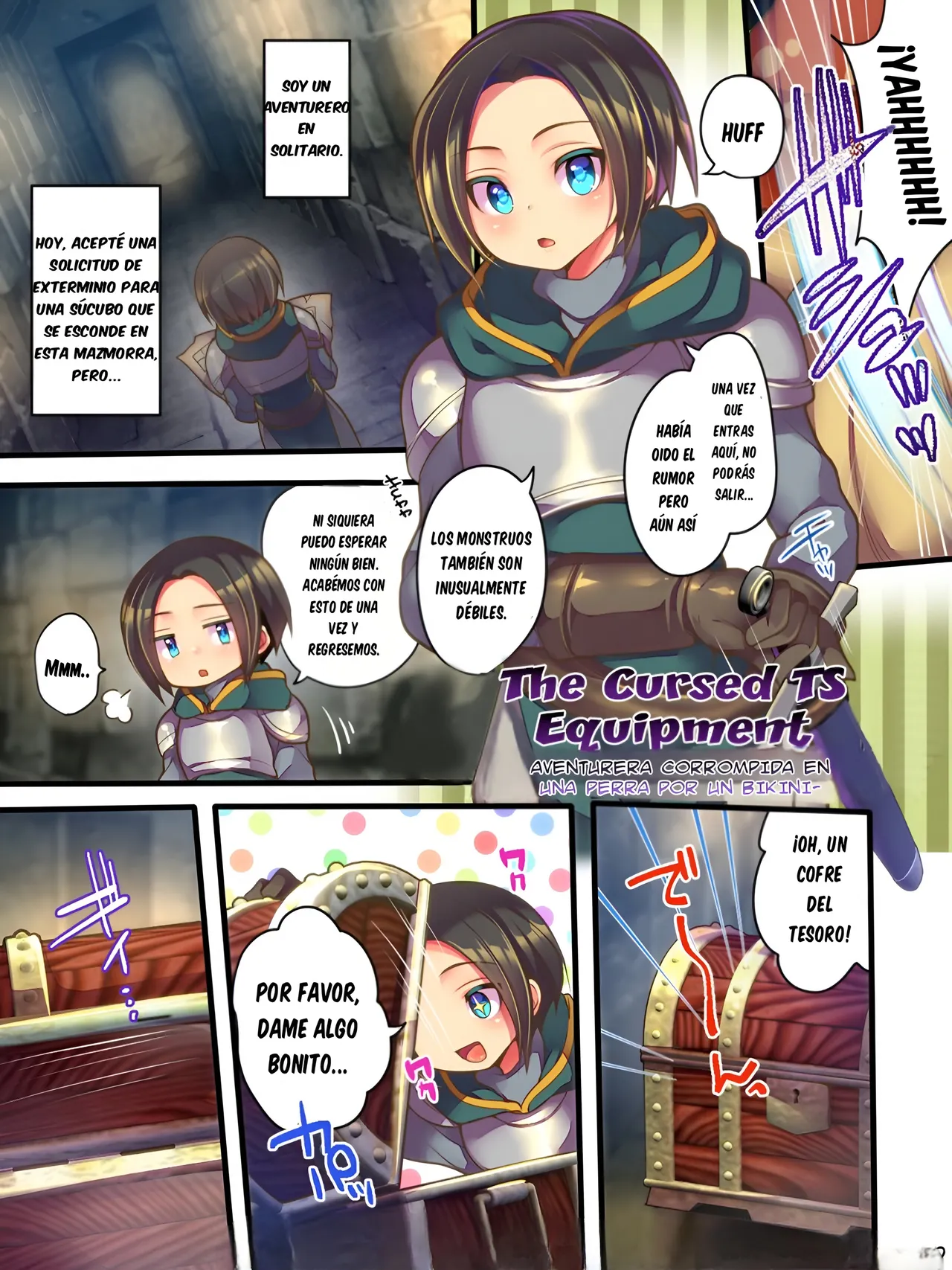 Noroi no TS Soubi ~Boukensha wa Bikini de Mesu ni Ochiru~ page 2 full