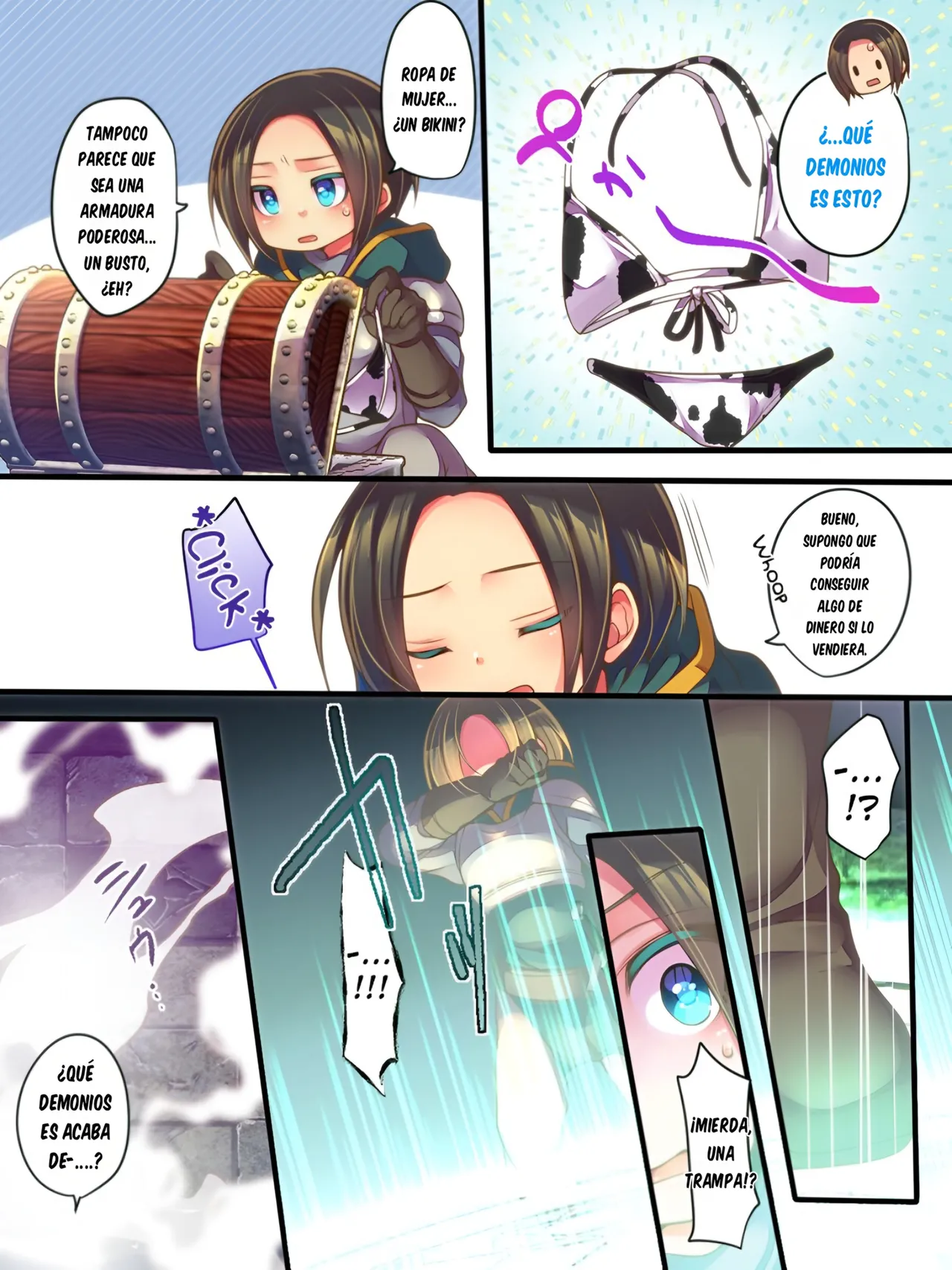 Noroi no TS Soubi ~Boukensha wa Bikini de Mesu ni Ochiru~ page 3 full