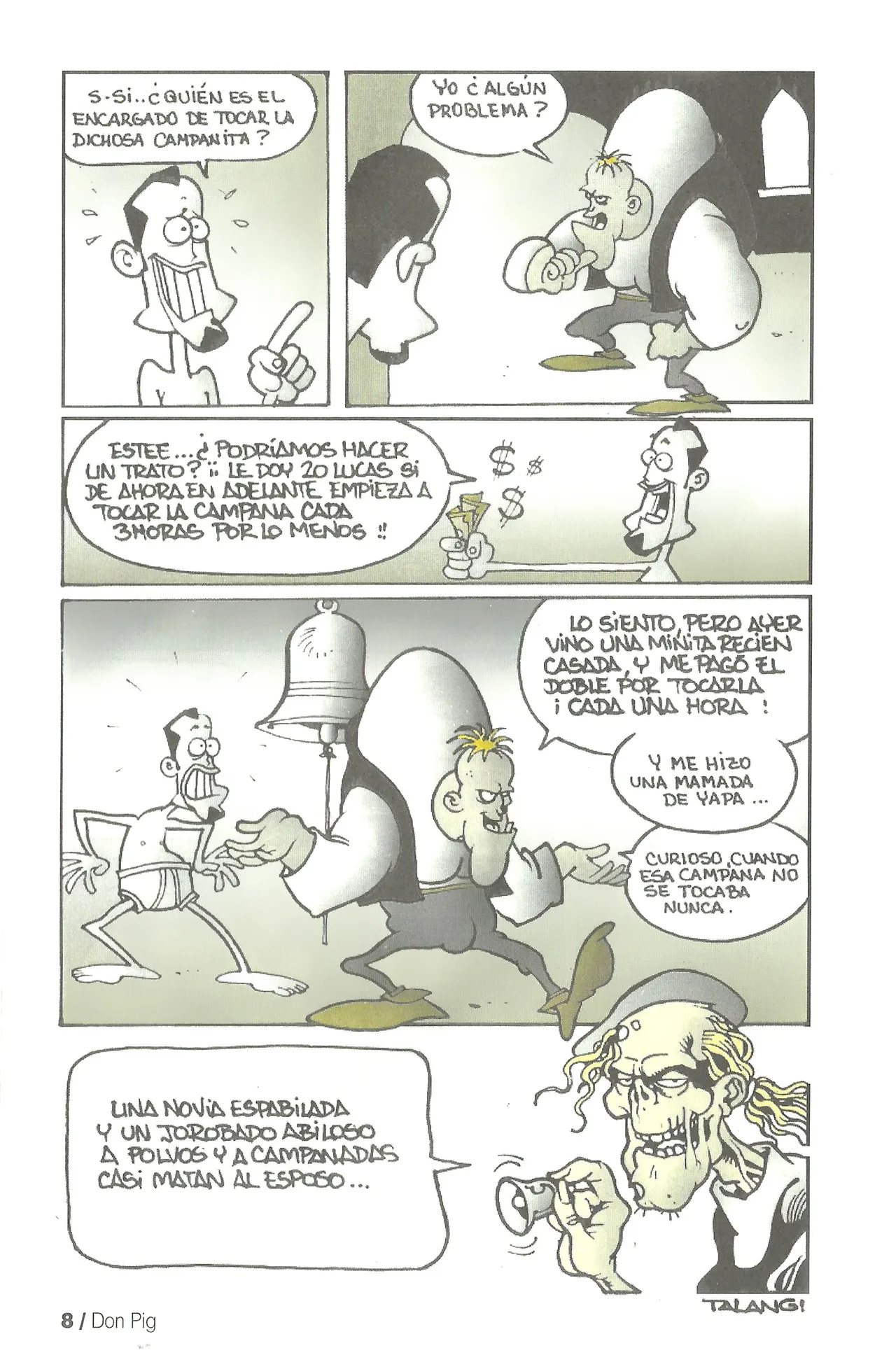 DON PIG COMIX  - 31 suplemento de la Revista 100% page 8 full