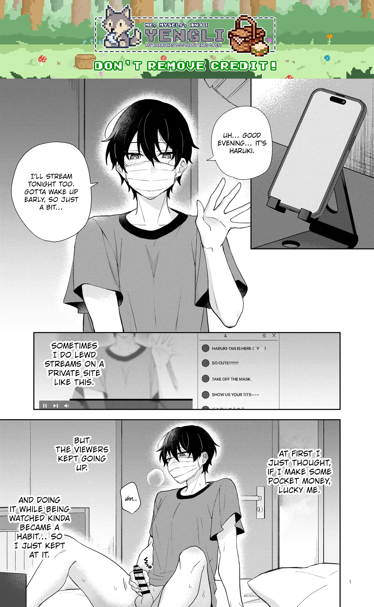 Ero Haishin shiteru Otokonoko Tokutei Shite Hatsuteiken Namahame Haishin page 2 full