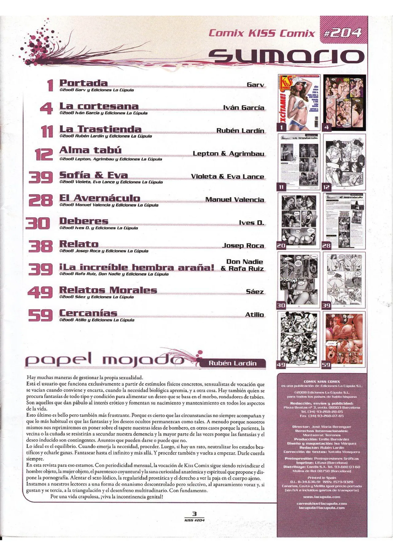 Kiss Comix #204 page 3 full