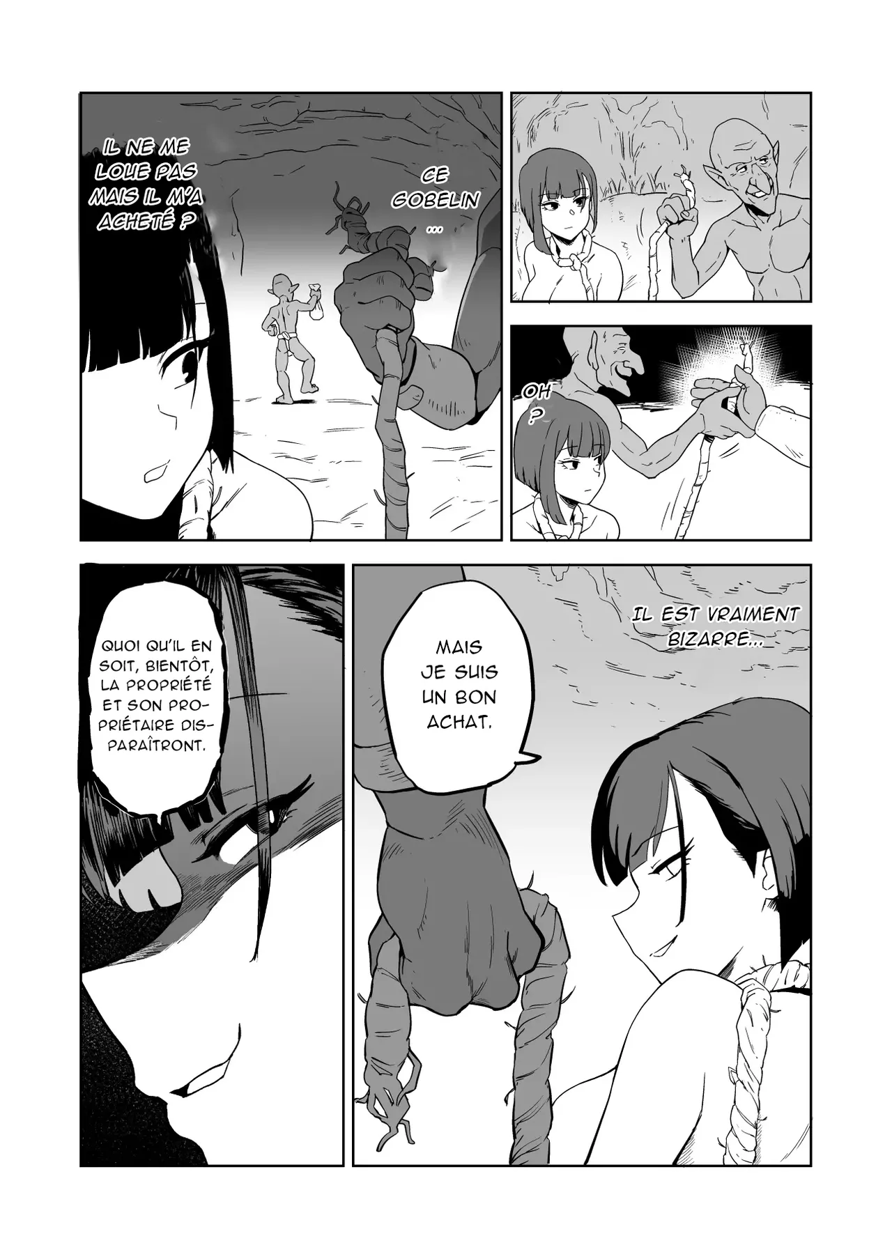 Zako-kan Nerai no Do-M Onna Kishi ga Hontou ni Goblin Dorei ni Sareru Hanashi Zenpen Part 2 page 9 full