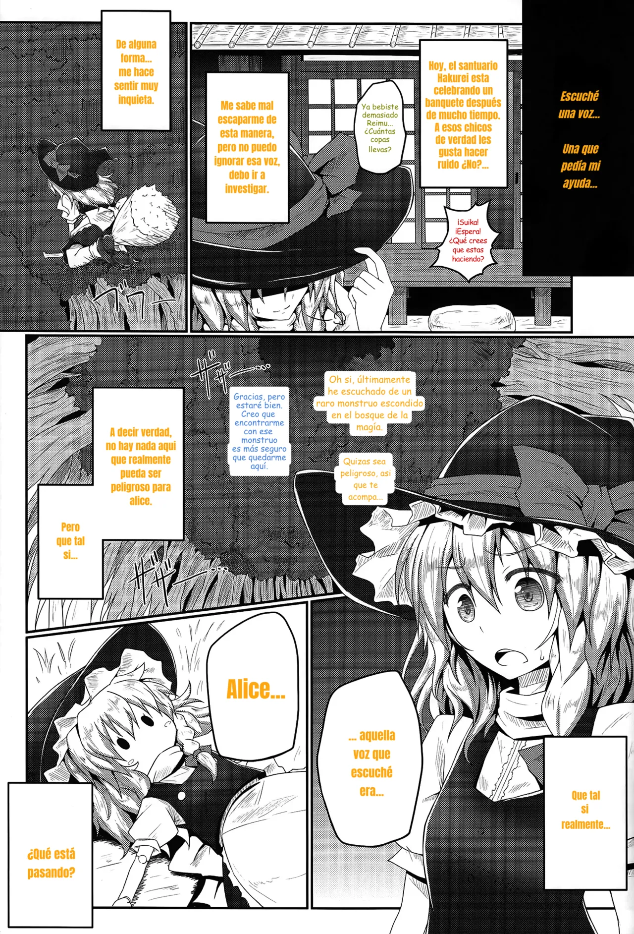 Faint Hope ~Marisa's Decision. DEBIL ESPERANZA 2 La desicion de Marisa page 3 full
