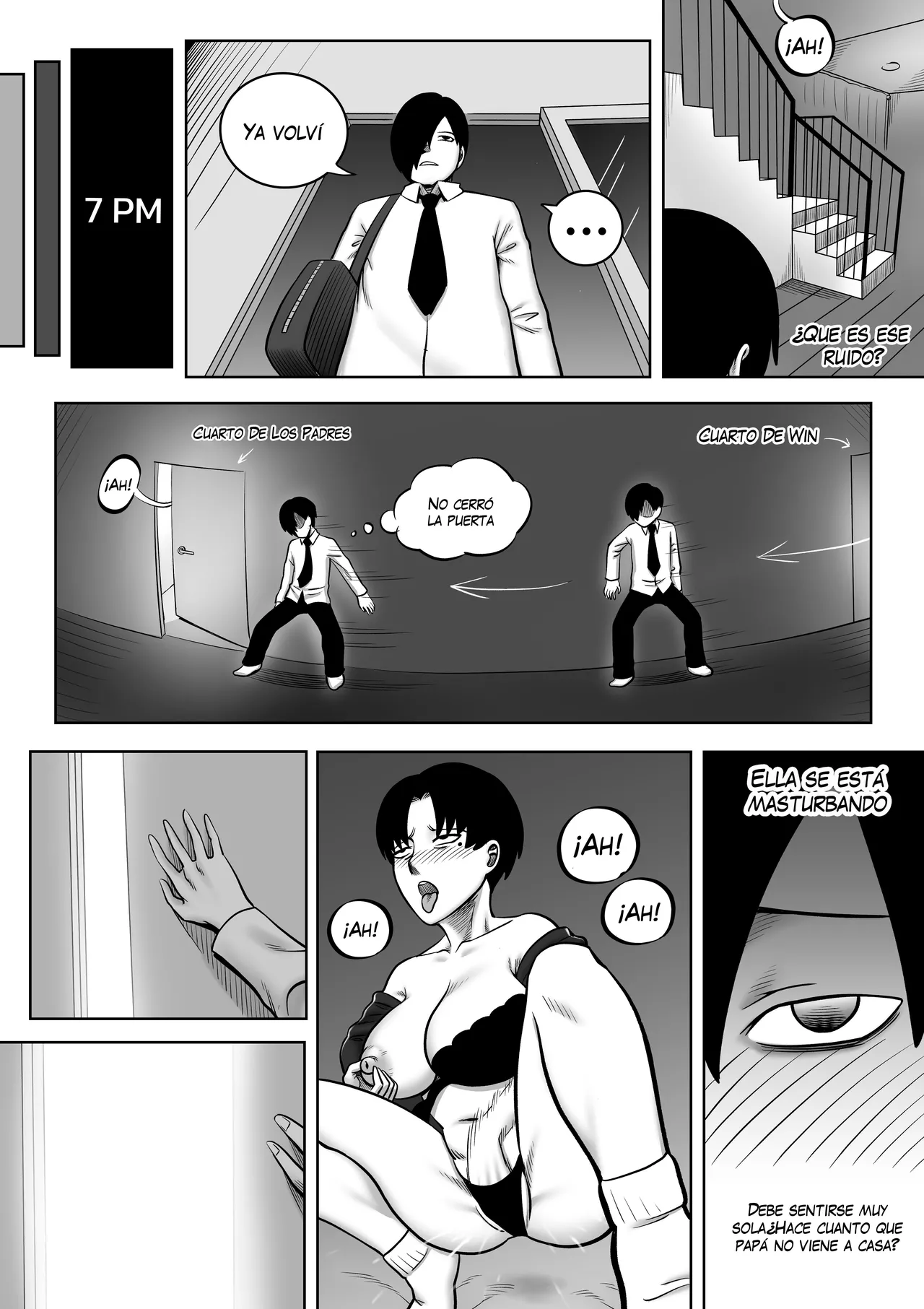 Dad stole My GF so I try to steal His Wife #1 page 9 full