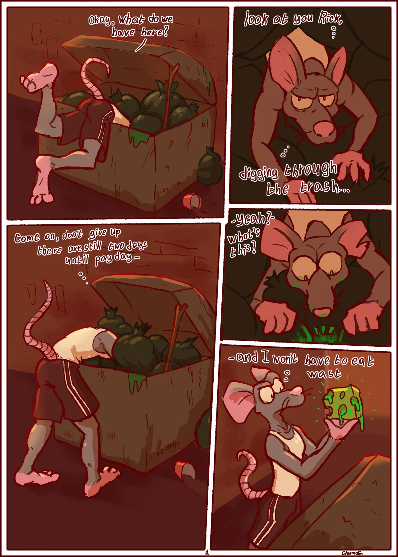 Strange Cheese page 1 full