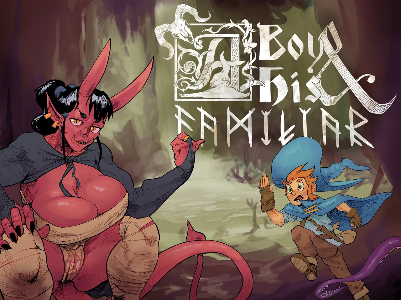 A Boy & His Familiar / Demon Fable - extras/commissions page 2 full