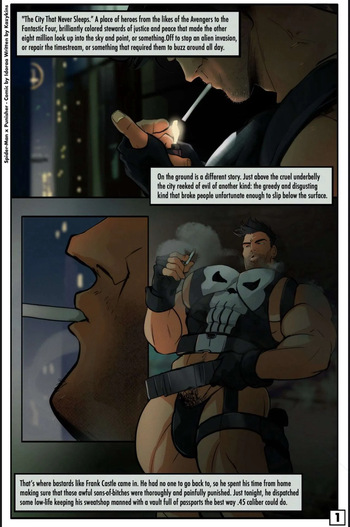 [Idoraa] Frank Castle And Spidey cover