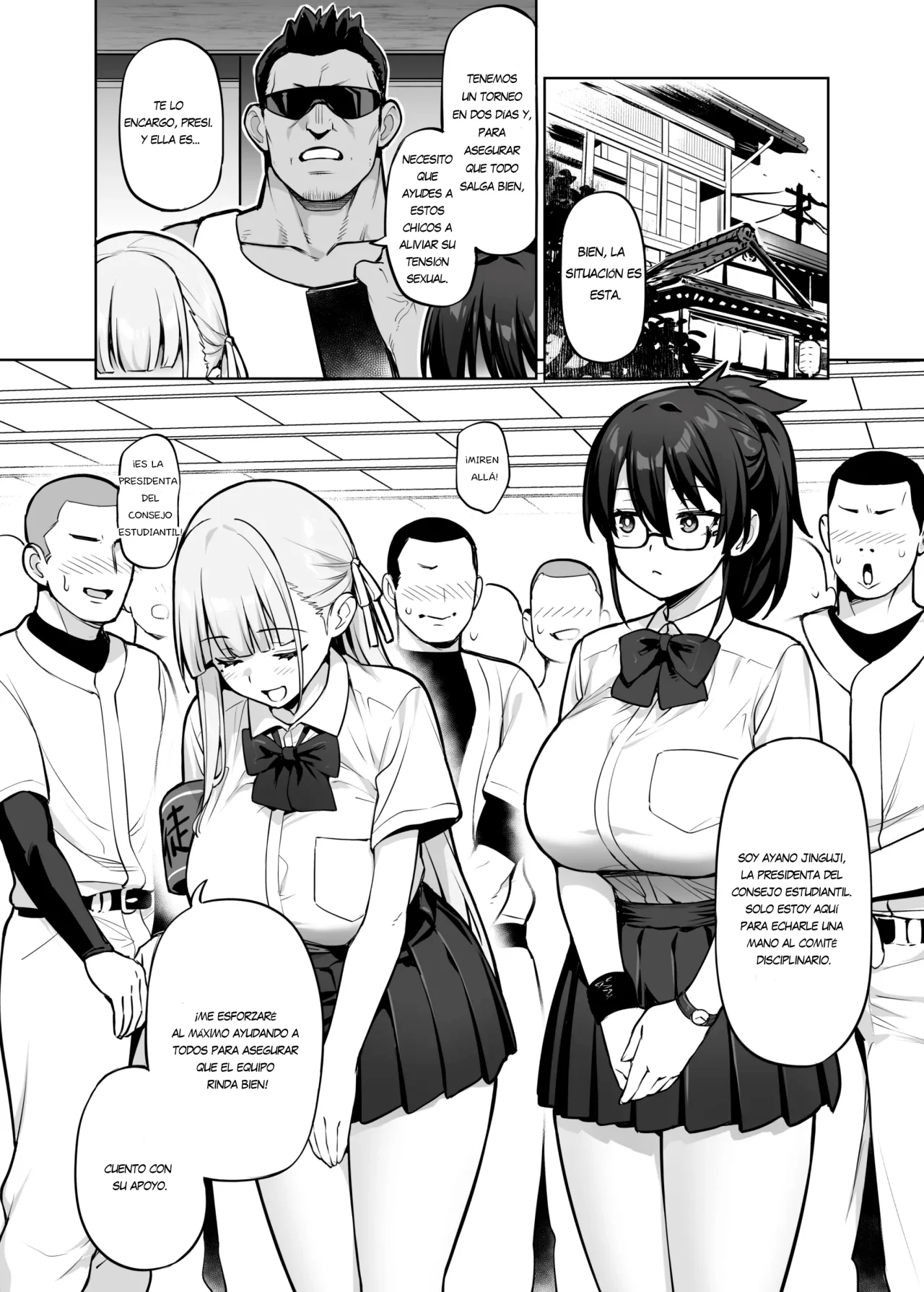 Seitokai no Joshi-tachi ga Kyonyuu Sugiru Ken | ¡Sobre las Enormes Tetas de las Miembros del Consejo Estudiantil! page 12 full
