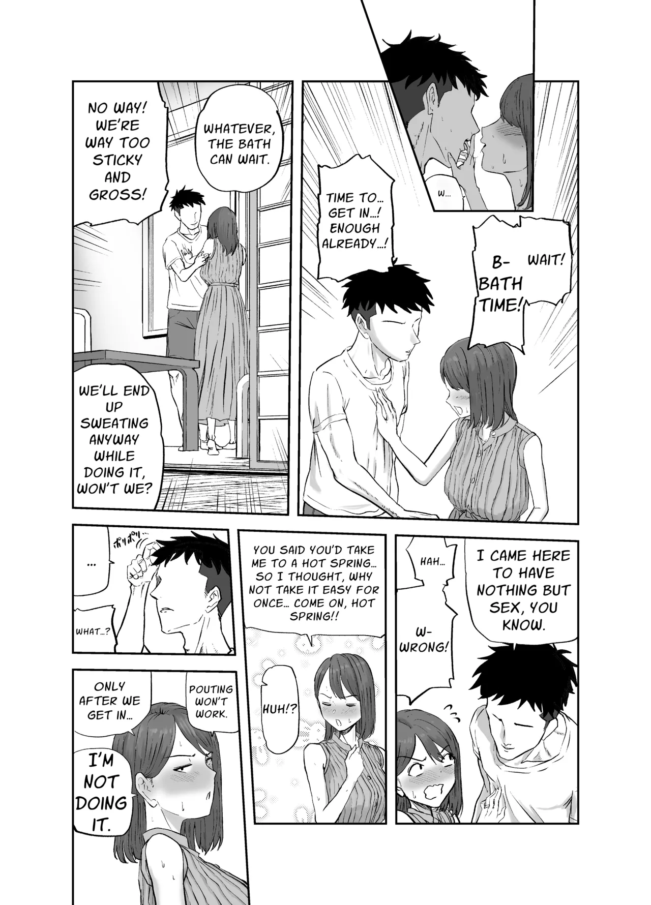 Maruyama-san no Himitsu Onsen Ryokou 1 | Maruyama’s Secret Hot-spring Trip 1 page 12 full