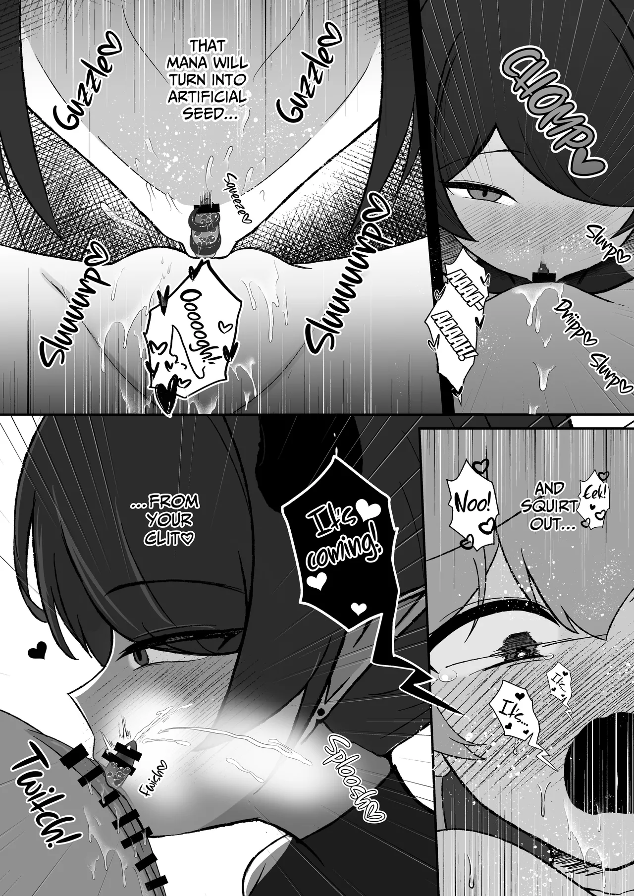 Mahoutsukai wa Inma ni Inkaku kara Maryoku Kyuushuu Sareru | Witch Gets Mana Drained Through Her Clit By A Succubus page 11 full
