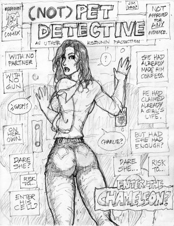 (ksennin) (NOT)PET DETECTIVE:  ENTER THE CHAMELEON cover