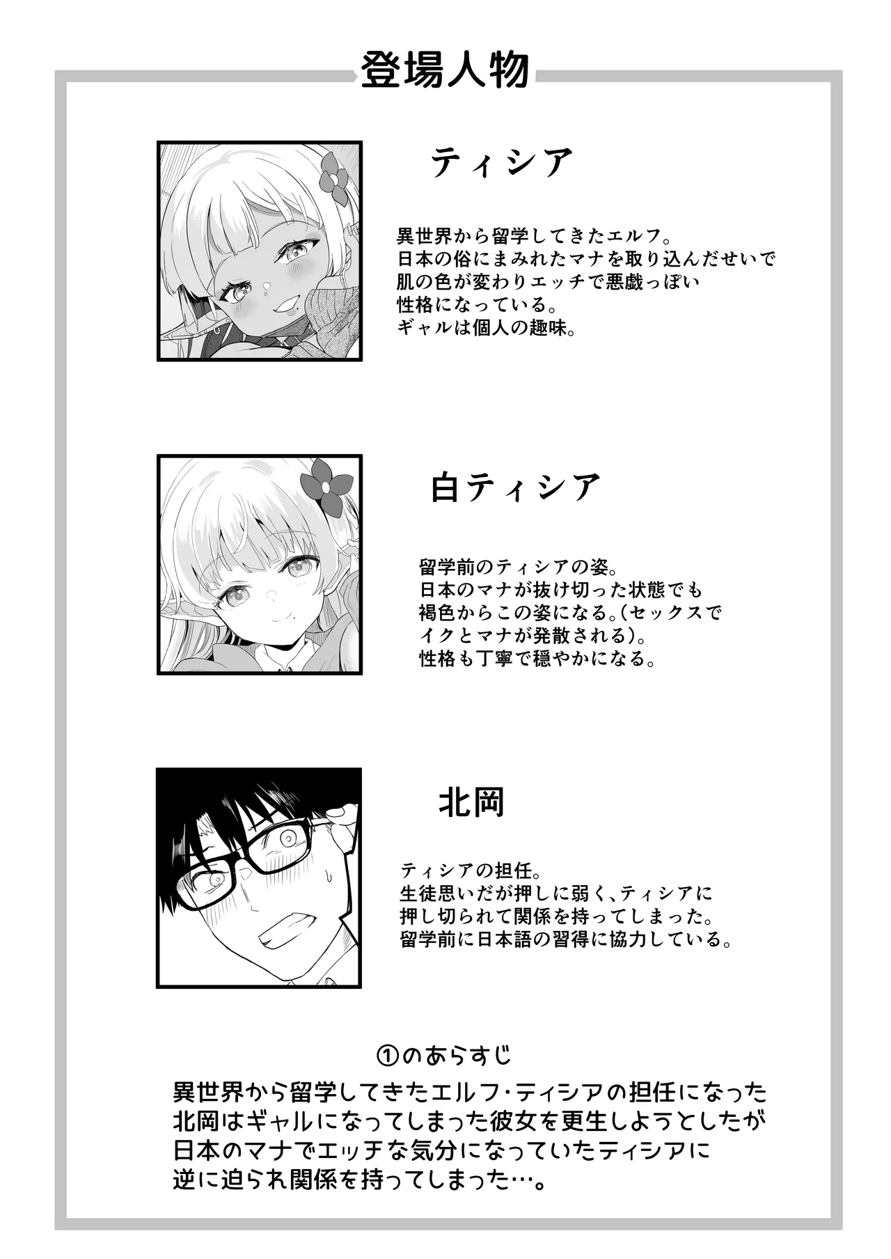 Kanzen ni Gal Ochi Shita Ryugakusei Elf no Shidouhou 2 page 2 full