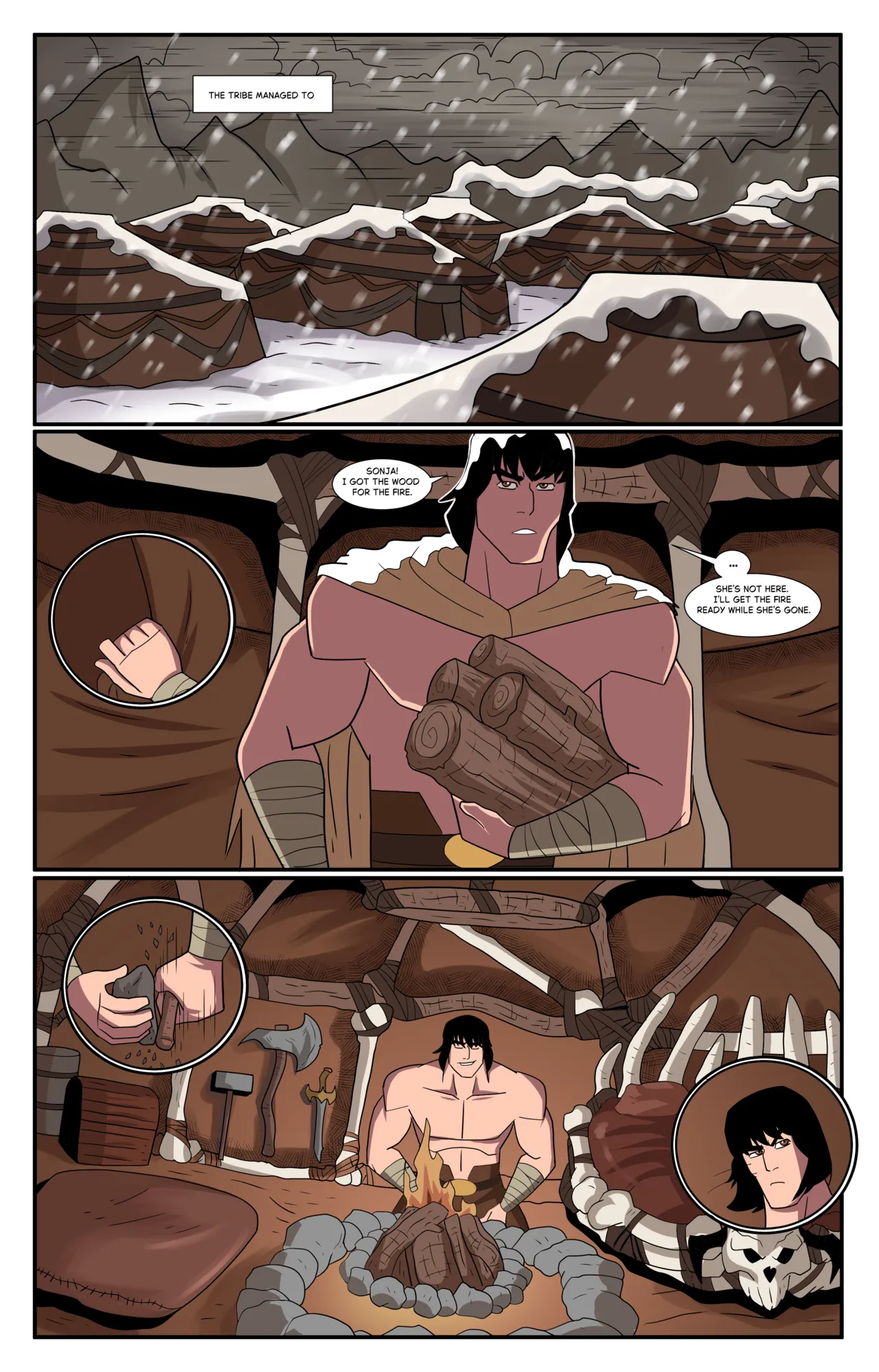 Red Sonja & Conan: Journey of War, Love and Lust page 11 full