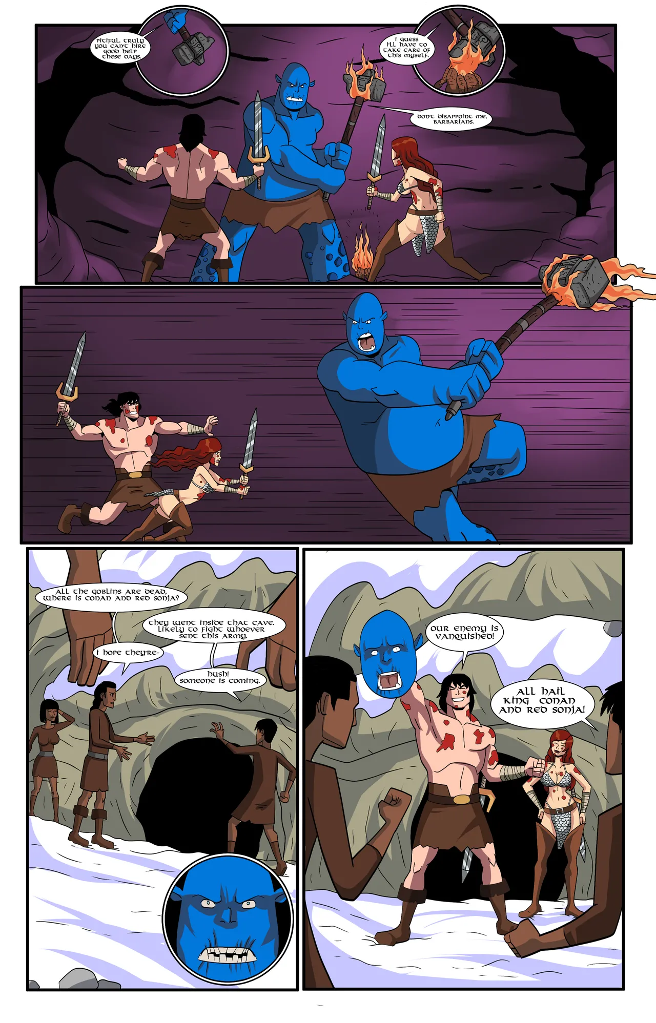 Red Sonja & Conan: Journey of War, Love and Lust page 7 full
