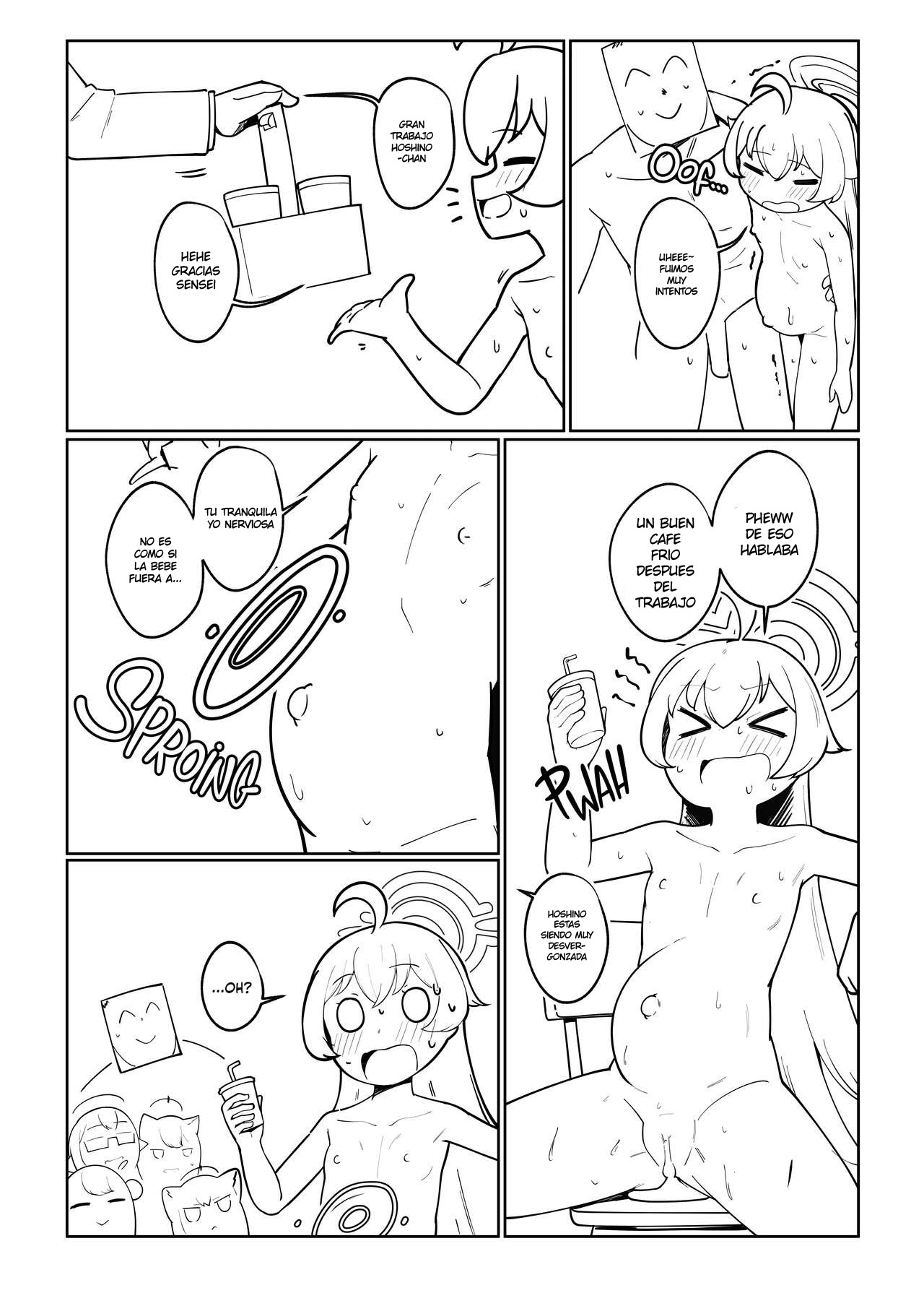 Abydos Ninkatsu Kiroku ~Hoshino no Baai~ | Record de Embarazo en Abydos  ~ El caso de Hoshino~ page 9 full