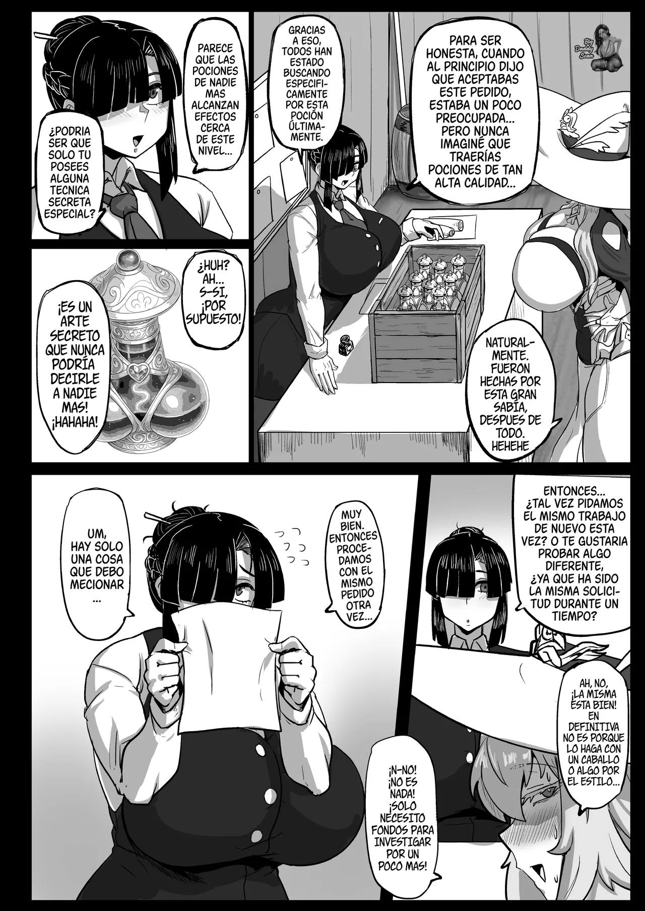 Daikensha-sama to Uma no Himitsu Recipe II | La Gran Sabía Y La Receta Secreta Del Caballo II Spanish page 7 full