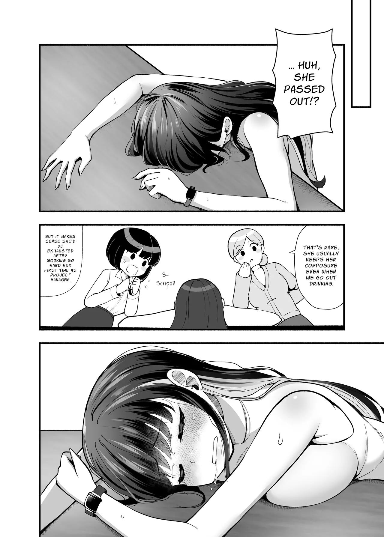 Senpa~i, Hayaku Okinai to Watashi, Ninshinchaimasu yo? | ~Generic Subordinate x Futanari Boss~ Senpai, If You Don't Wake Up Soon, I'll Get Pregnant, You Know? page 3 full
