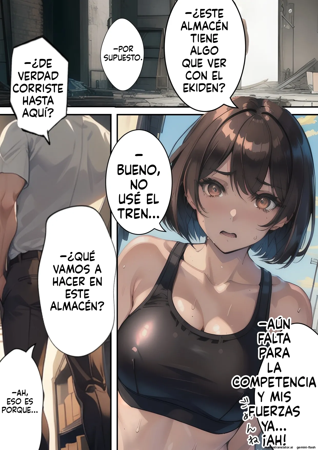 Kaisai! Netorare ekiden rikujou joshi wa taikai-chuu ni senpai  MTL page 12 full