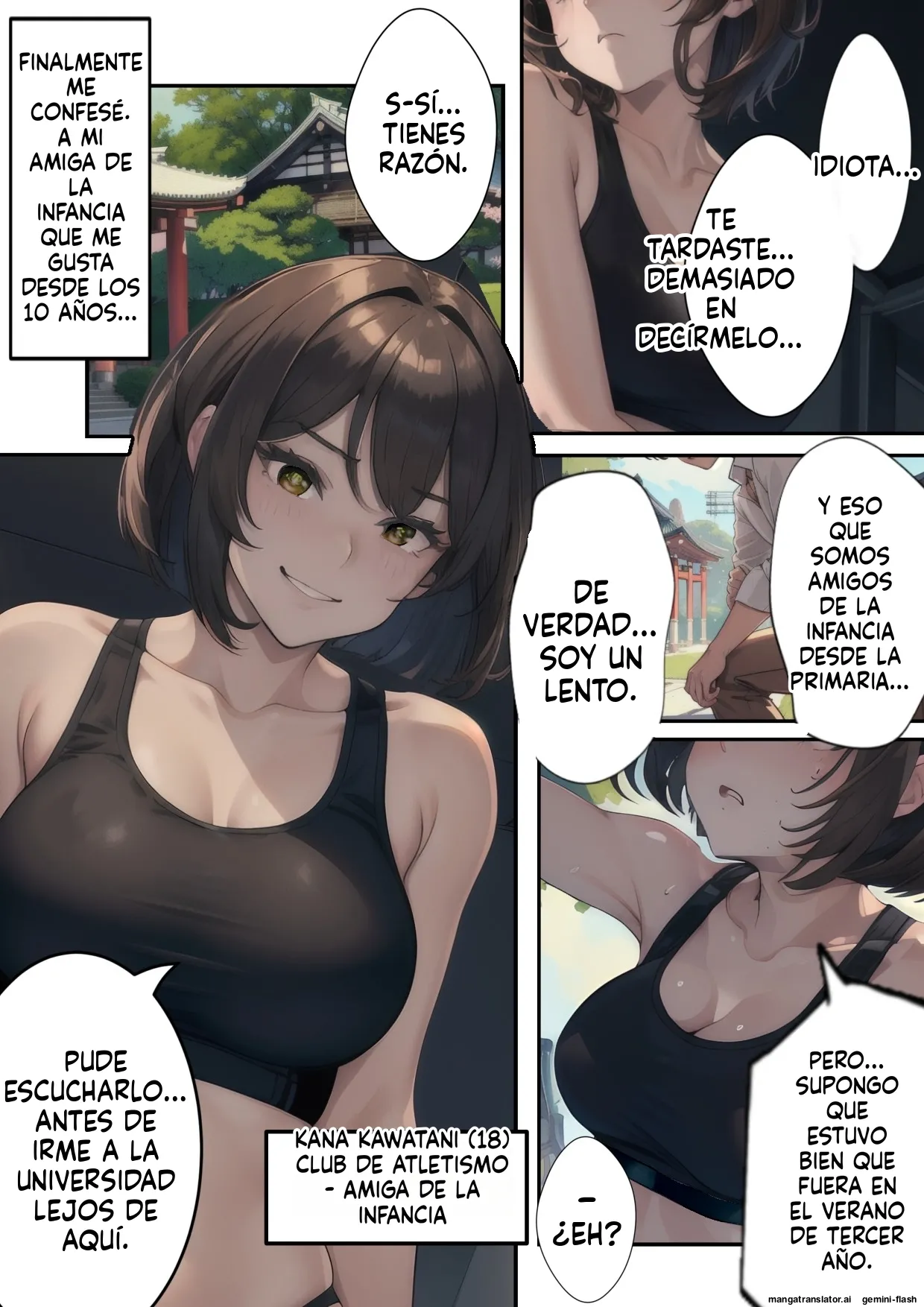 Kaisai! Netorare ekiden rikujou joshi wa taikai-chuu ni senpai  MTL page 5 full