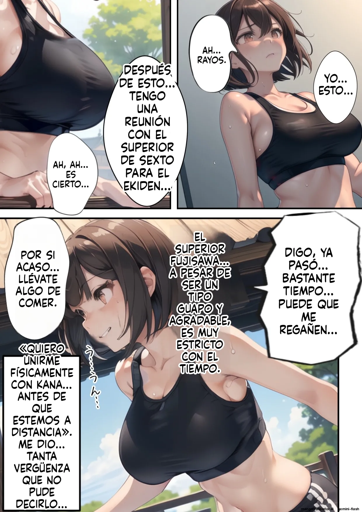 Kaisai! Netorare ekiden rikujou joshi wa taikai-chuu ni senpai  MTL page 8 full