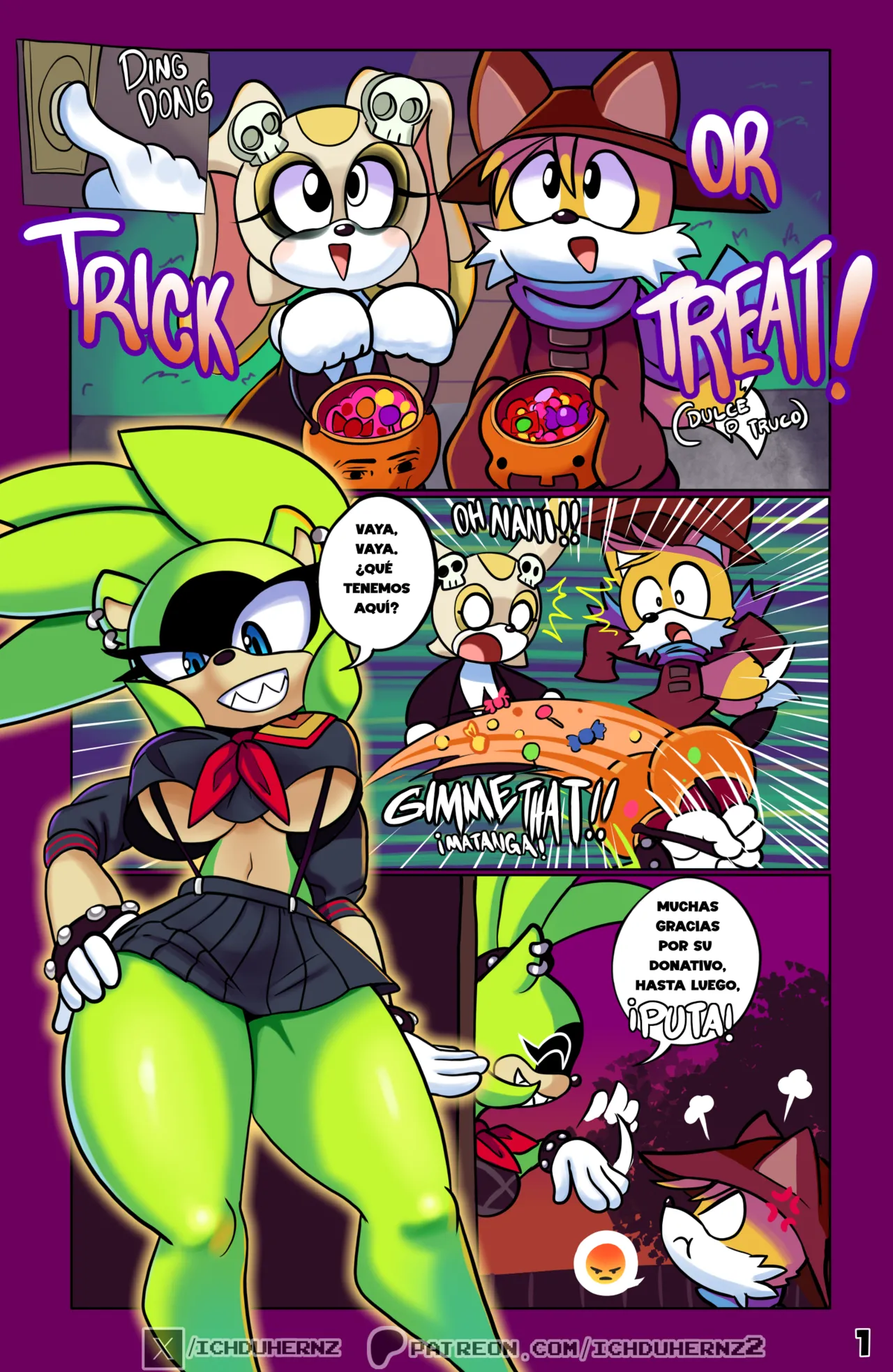 Tails & Cream Halloween Moment page 3 full