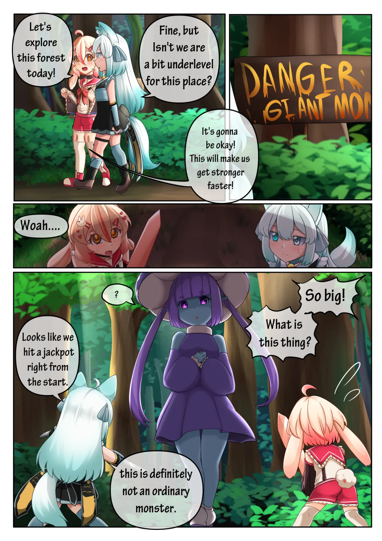 Mushroom Monster page 1 full