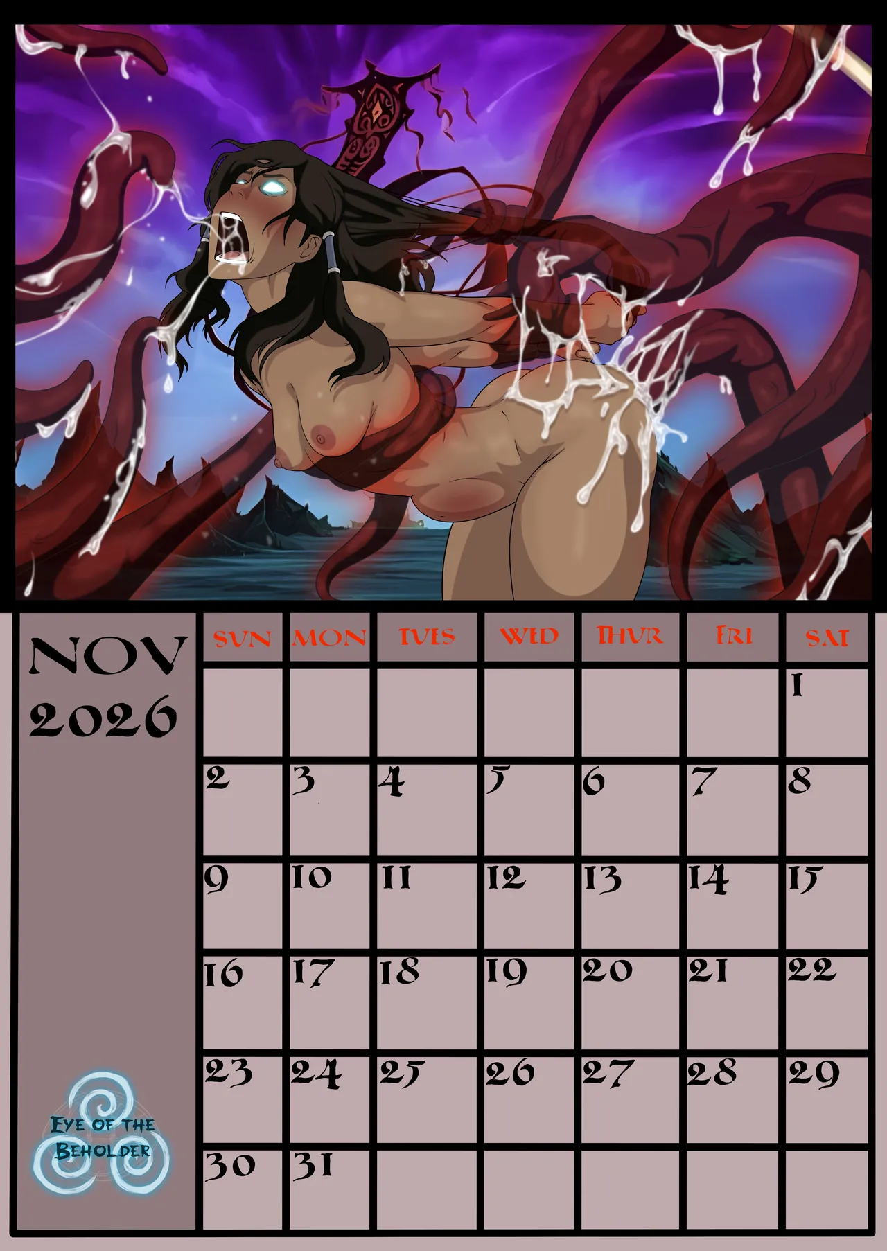 Eye Of The Beholder 2026 Calendar page 12 full