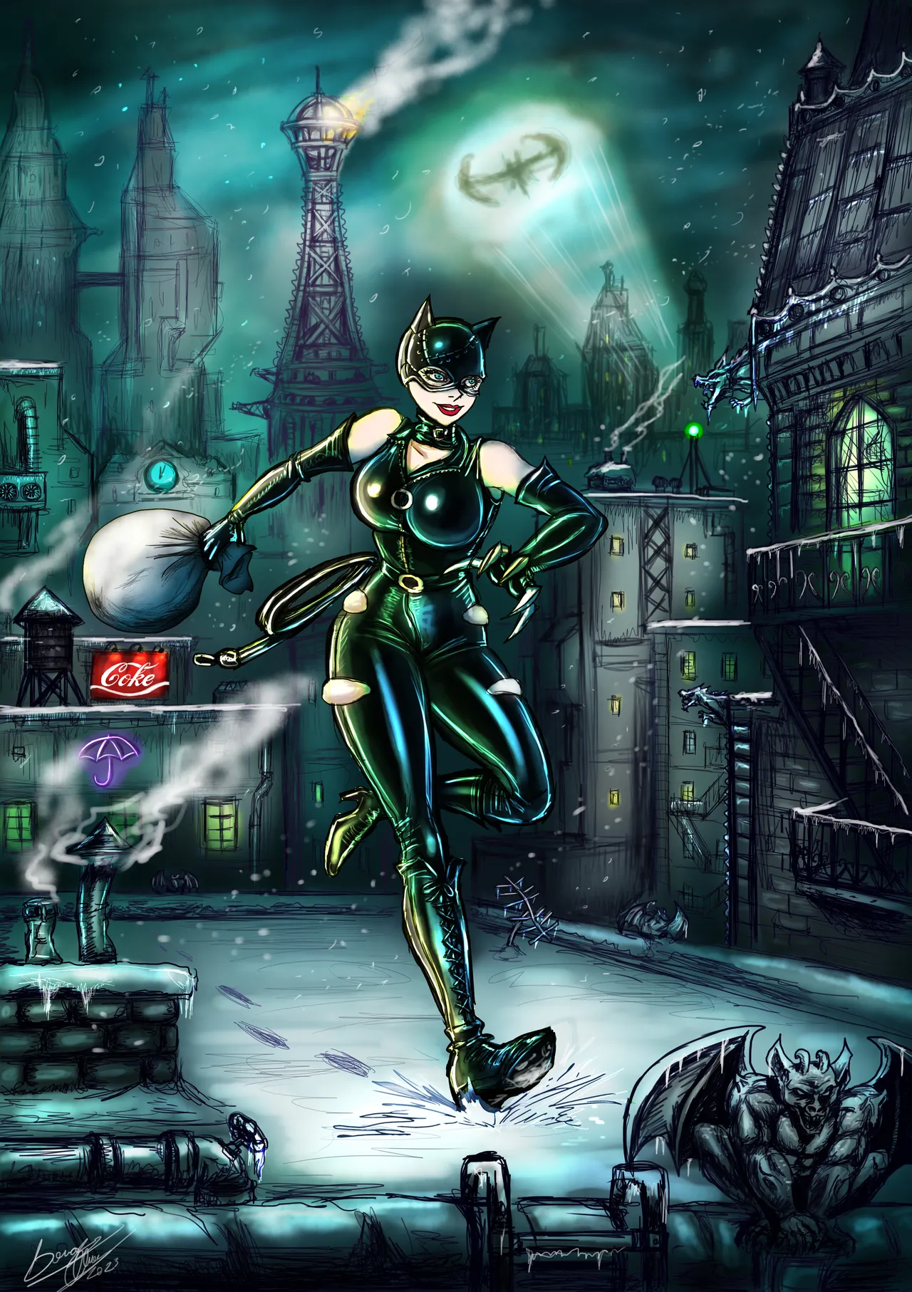 Catwoman Death and Destruction 2 page 1 full