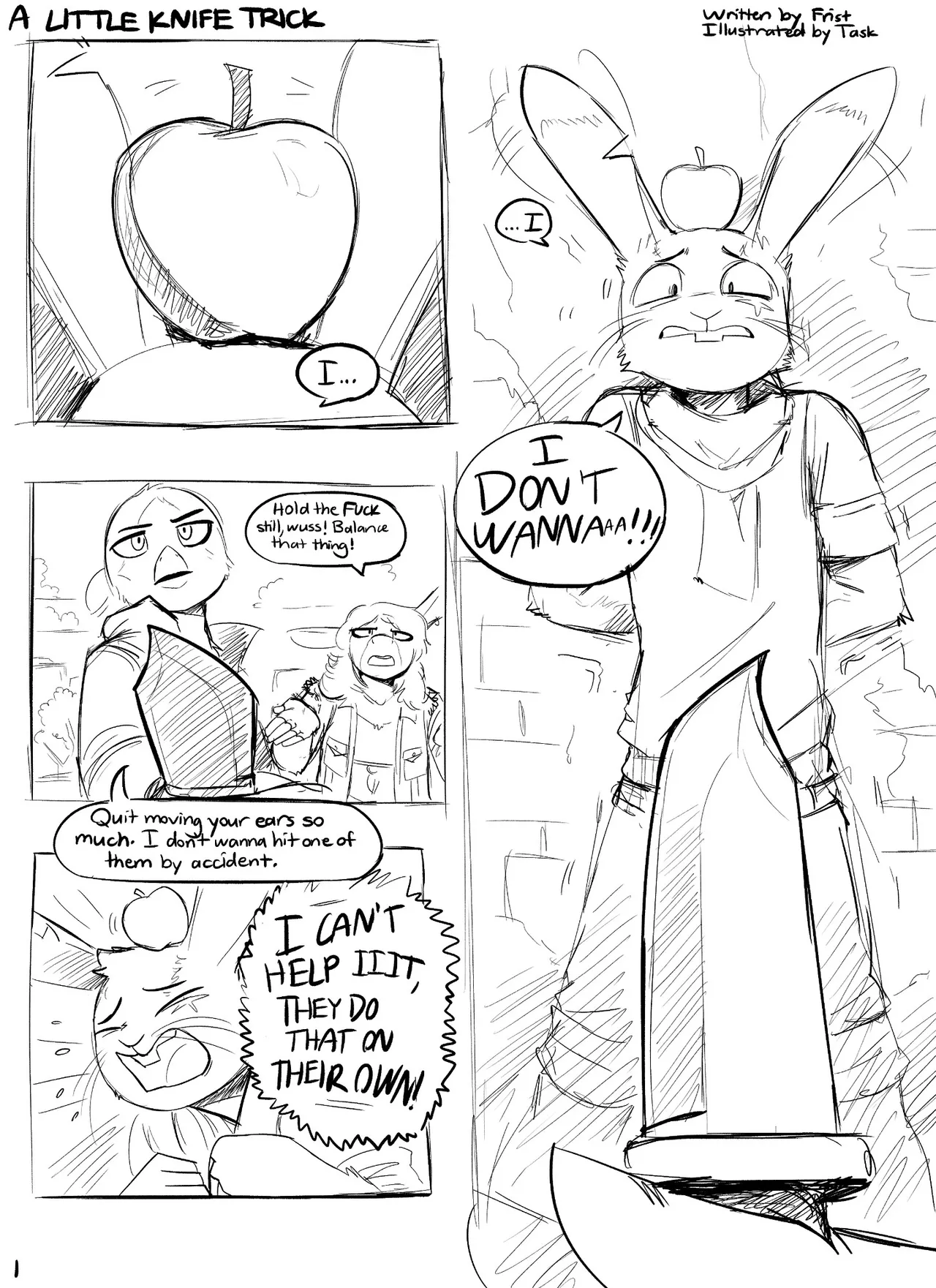 A Little Knife Trick + Extras page 1 full