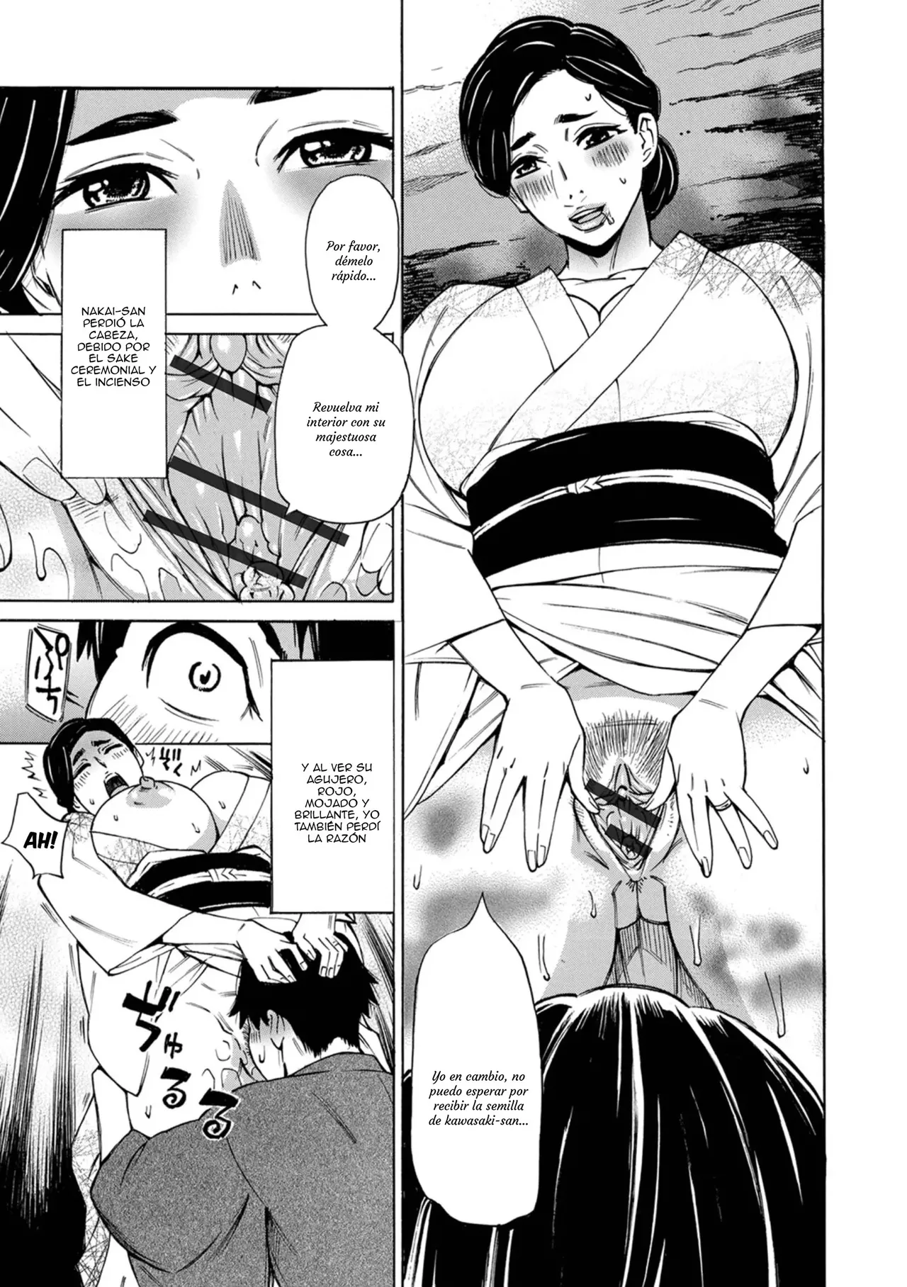 Hitodzuma Inshi 〜Mugen Nakadashi〜｜El Santuario Lascivo de la Esposas 〜Creampies Infinitos〜 page 9 full
