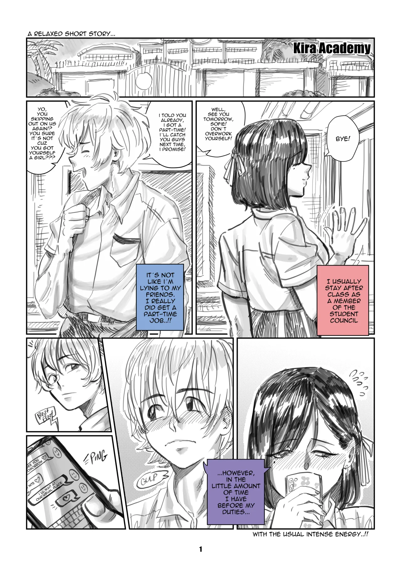 Kira Academy: A Relaxed Short Story... With the Usual Intense Energy..!! page 2 full