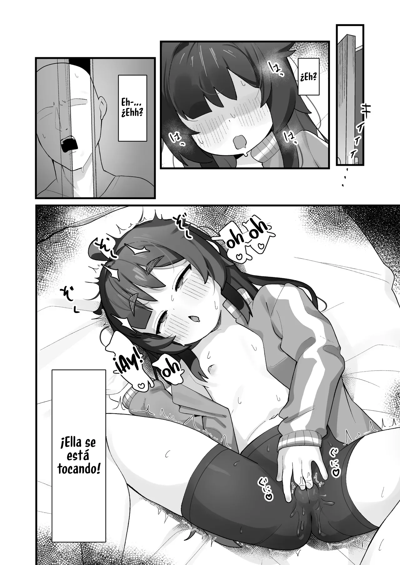 Namaiki Kusogaki JS no Onanie Nozoitara Amaama Sex Dekita Hanashi｜La Historia de cómo Espié a una Traviesa Niña de Primaria Masturbándose y Terminé Teniendo Sexo Dulce page 5 full