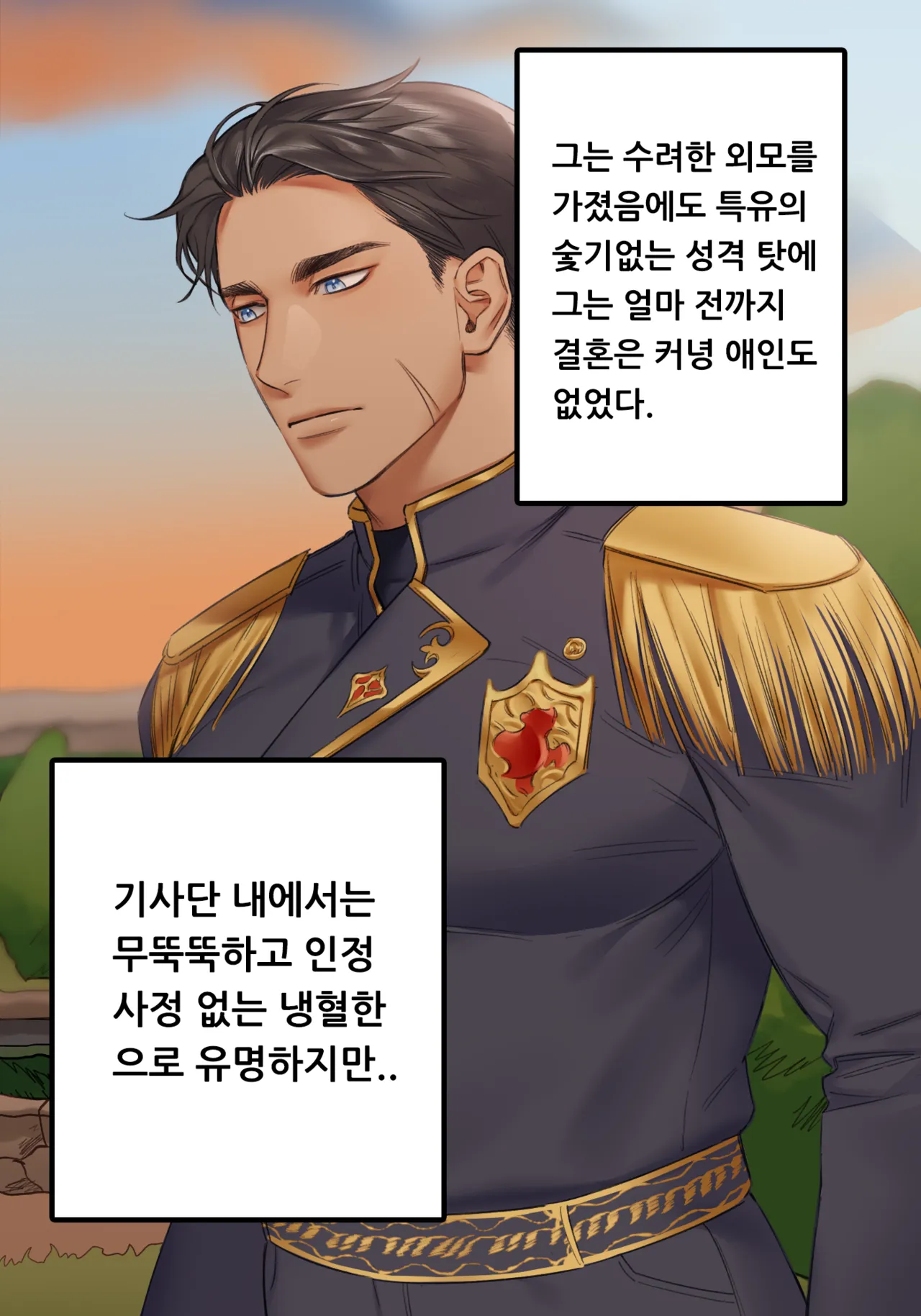 기사단장의 가슴을 괴롭히는 cg툰 page 3 full