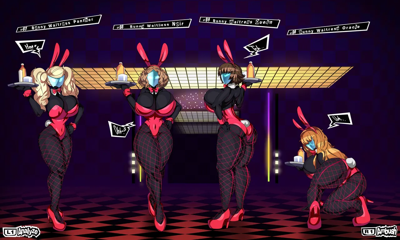 Bunny Waitress Shadows page 1 full