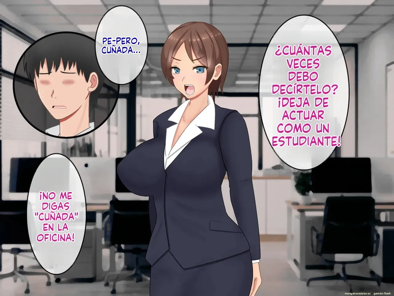 Hitozuma OL Mao Daikirai na Gitei to NTR Haramase Service Zangyou  MTL page 1 full