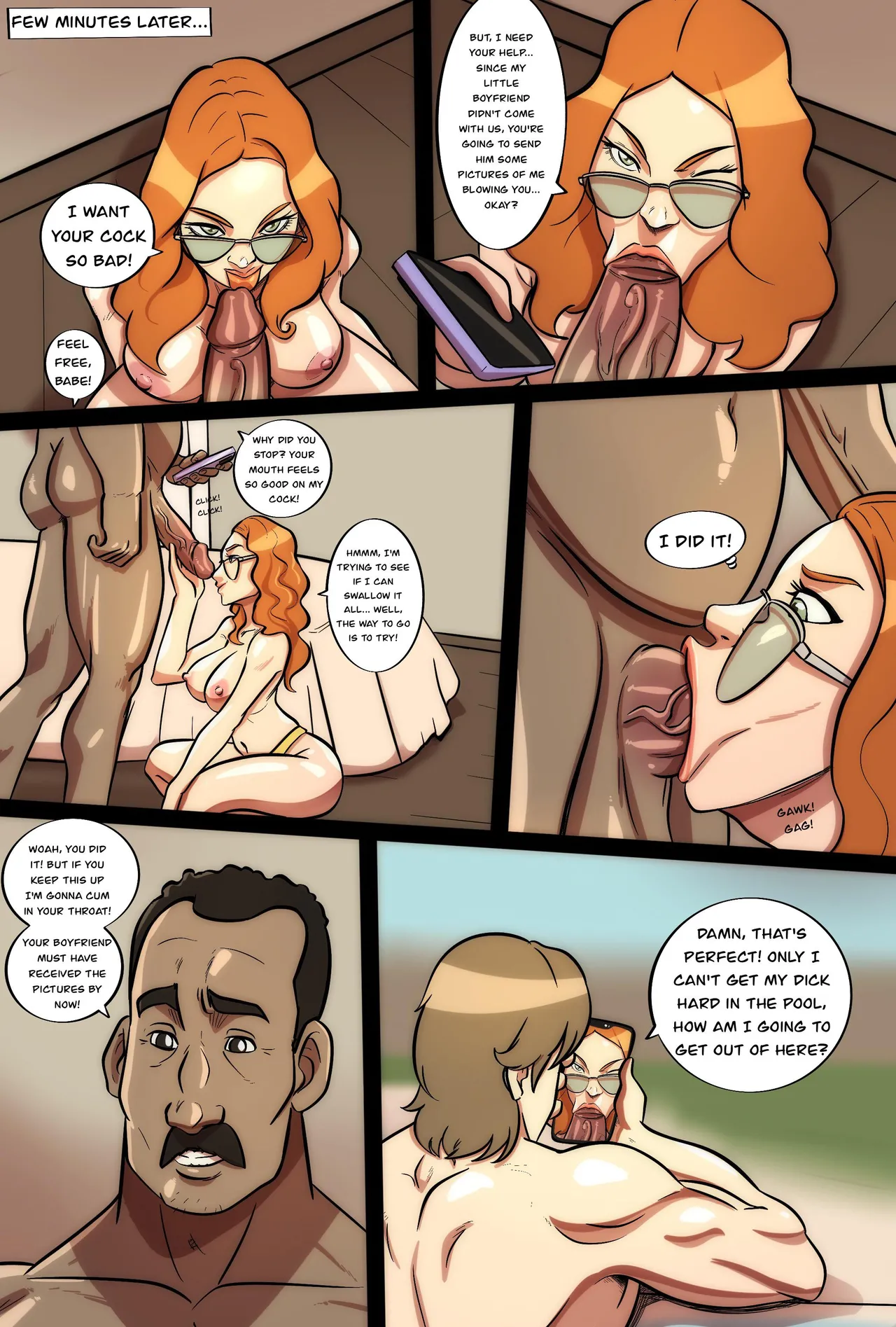 Redhead Hotwife Poolside page 3 full