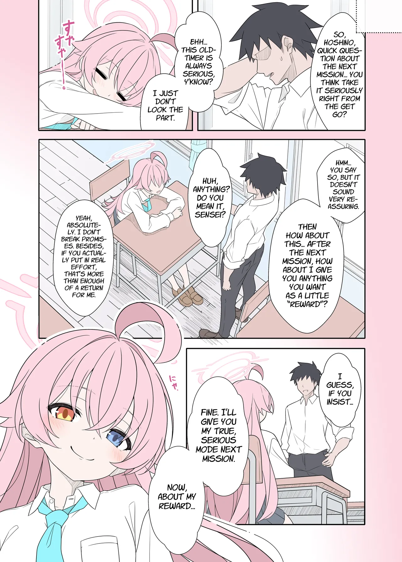 Shiroko Terror Gohoubi ga Hoshii | Shiroko Terror Demands a Reward page 7 full