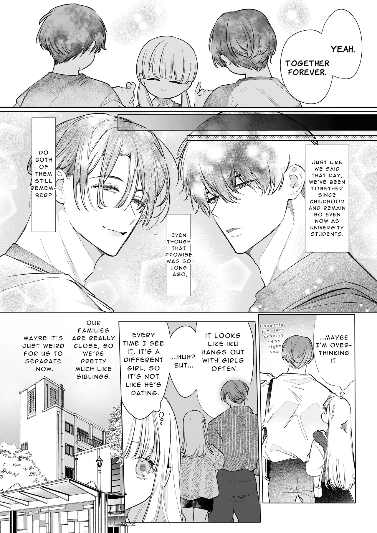 Friendship Breaking Maiden. ~wanting to be together forever, longtime friends have a threesome~ page 11 full