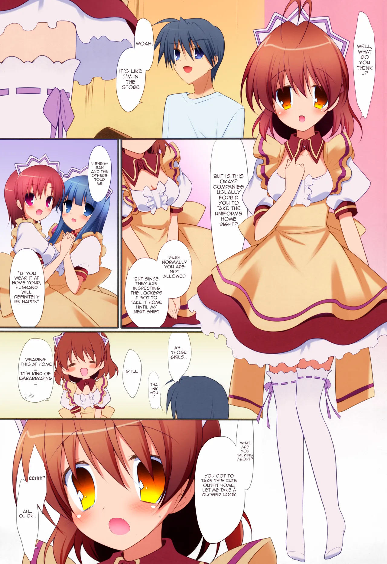 Yomenado | WIFED: That Time My Wife Came Home in Her Uniform, So I Creampied Her All Night! page 2 full