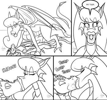 [JAMEArts] Kissy Dragons cover