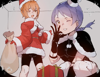 [Angel] Christmas 2025 with Meili and Petra (Re:Zero kara Hajimeru Isekai Seikatsu) cover