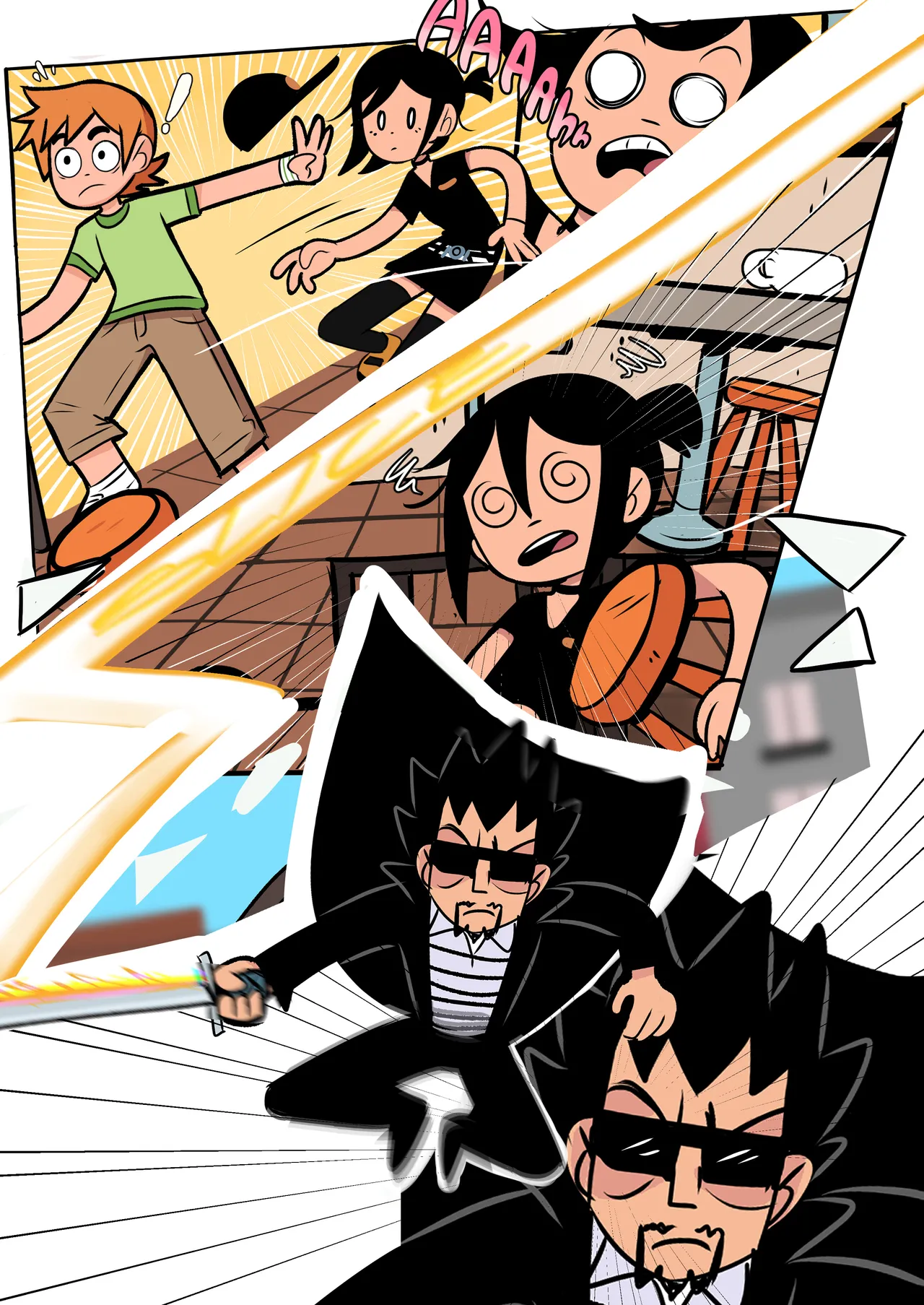 Scott Pilgrim Has a Job page 11 full