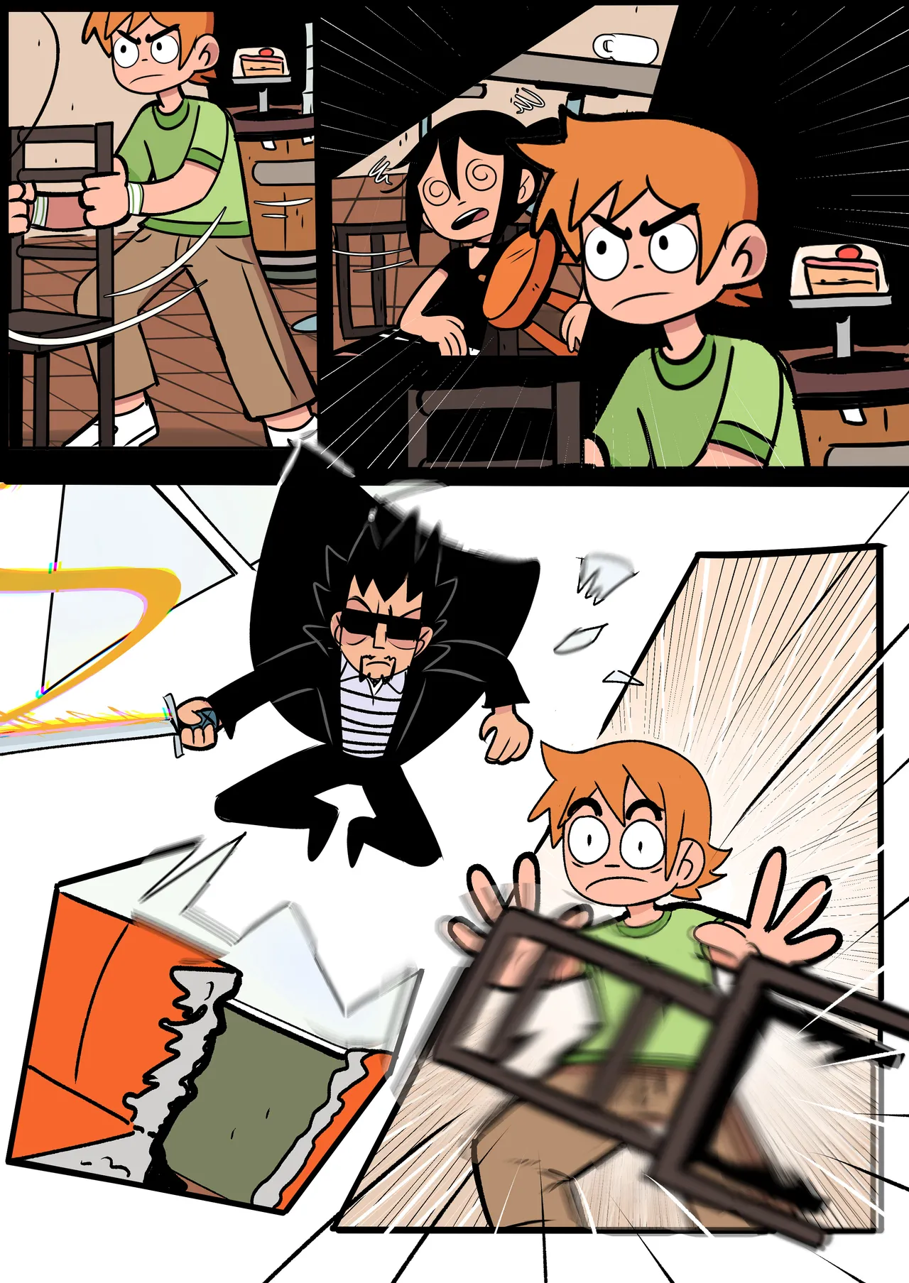 Scott Pilgrim Has a Job page 12 full