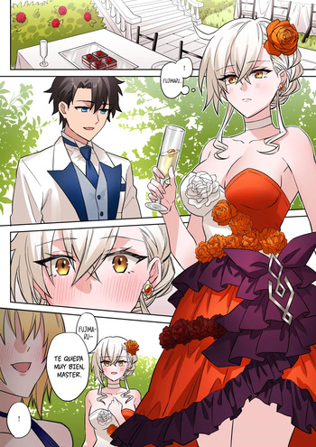 [Hanashima] Gudao x Olga Marie Shochou｜Gudao x Directora Olga Marie (Fate／Grand Order) [Spanish] [ToniRapsody] cover