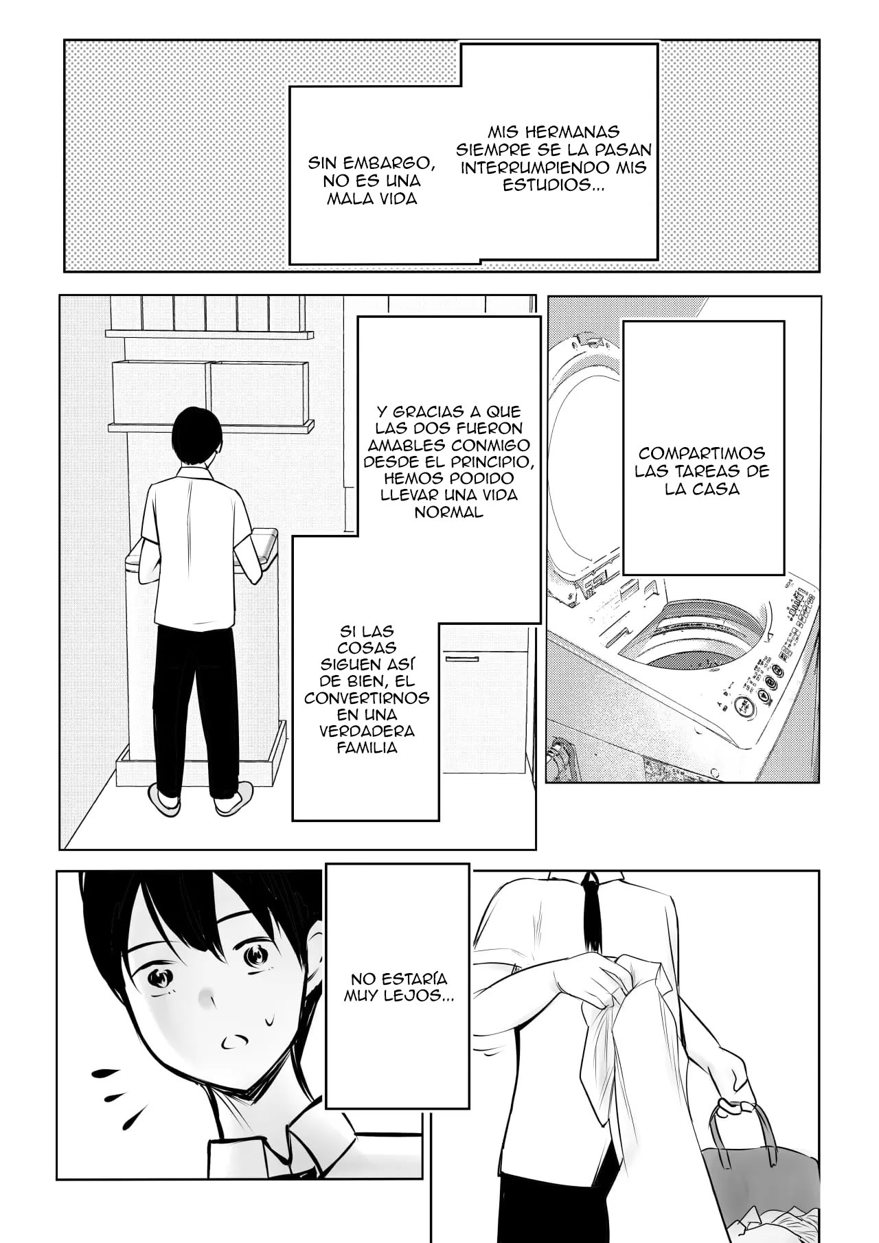Ecchi na Gal Oneechan-tachi to Amaama Seikatsu｜Mi Empalagosa Vida Sexual con Dos Hermanas Traviesas page 12 full