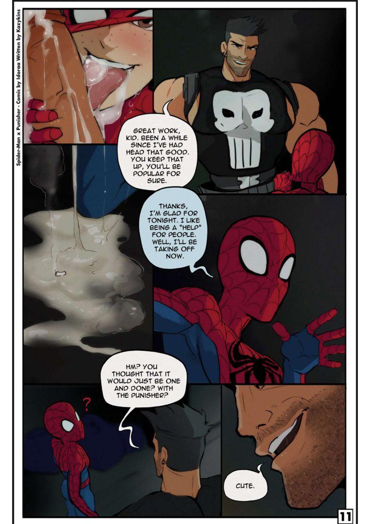 idoraad / lilprincyv - spiderman x punisher mini-comic page 11 full