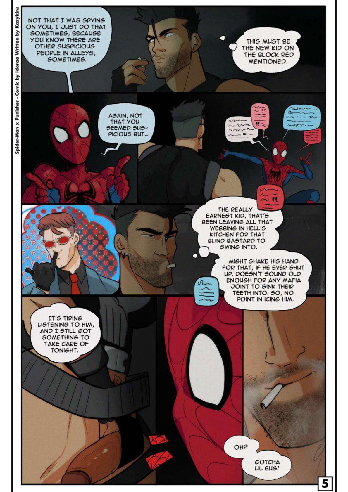 idoraad / lilprincyv - spiderman x punisher mini-comic page 5 full